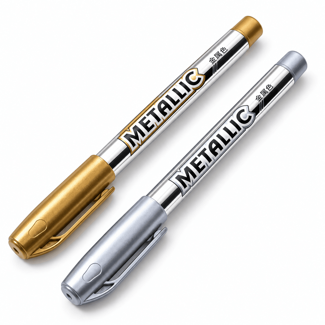 Metallic Marker – Gold & Silver
