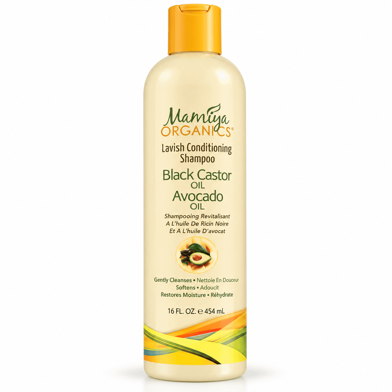 Mamiya Organics Black Castor & Avocado Oil Shampoo
